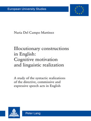 cover image of Illocutionary constructions in English